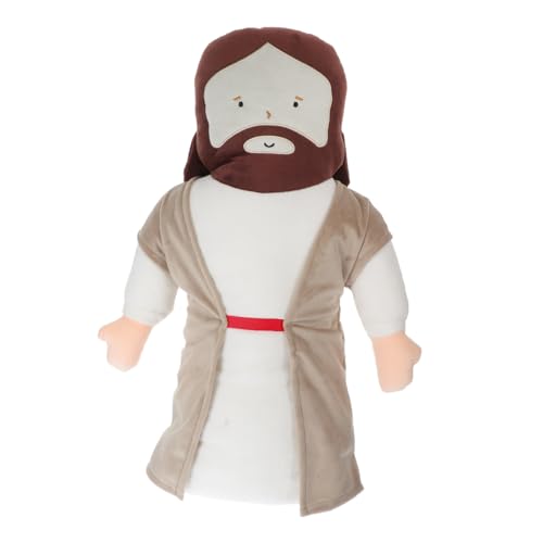 Veemoon Kuscheliges Jesus Plüschtier 19-6 Zoll - Weiches Wurfkissen Mit Jesus Perfektes Für Und Als Für Kreative Rollenspiele Im Jesus Kostüm von Veemoon