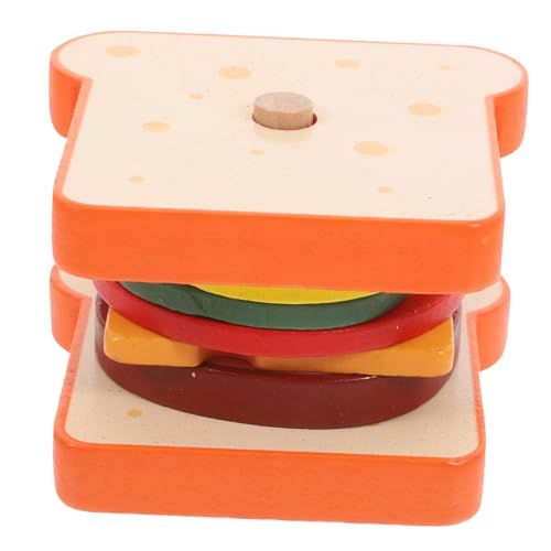 Veemoon Montessori Holzspielzeug Sandwiche Stapelspiel für Kleinkinder Pädagogisch Fördernd Feinmotorisch Robustes Holz Tragbar für Vorschule Lernspielzeug Veemoon Montessori Holzspielzeug Sandwiche Stapelspiel für Kleinkinder Pädagogisch Fördernd Feinmotorisch Robustes Holz Tragbar für Vorschule Lernspielzeug von Veemoon