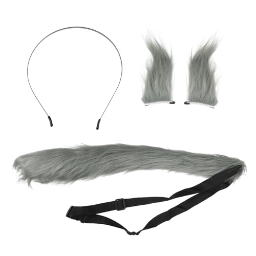Veemoon Plüsch Fuchsohren und Langes Leichtes Originelles Tier Cosplay Accessoire für Partys Modisches Langlebiges Ohr Haarreif für Auffälliges Kostüm Veemoon Plüsch Fuchsohren und Langes Leichtes Originelles Tier Cosplay Accessoire für Partys Modisches Langlebiges Ohr Haarreif für Auffälliges Kostüm von Veemoon