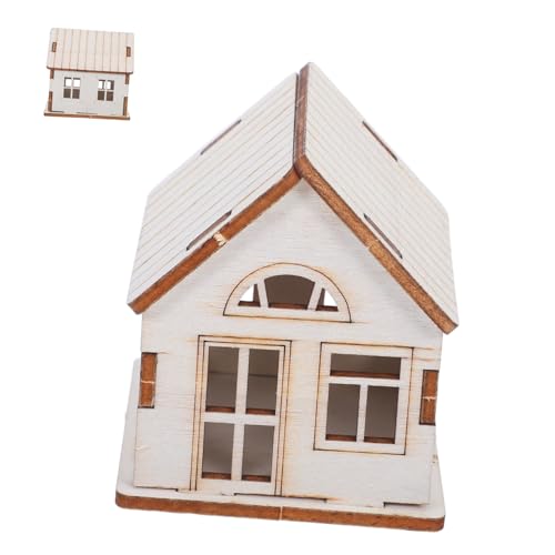 Veemoon Unfertiges Holzhaus Modell Bausatz aus Massivem Holz DIY Miniatur Haus für Erwachsene Miniaturhaus Bastelset Gartenhaus Bastelset und Dekoration Veemoon Unfertiges Holzhaus Modell Bausatz aus Massivem Holz DIY Miniatur Haus für Erwachsene Miniaturhaus Bastelset Gartenhaus Bastelset und Dekoration von Veemoon