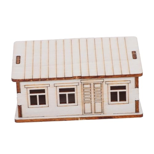 Veemoon Unfinished Wooden House DIY Small Wood Log Cabin Model Kit for Christmas Table Centerpieces Rustic Holiday Decor Creative Family Craft Activity Versatile Festive Ornament Veemoon Unfinished Wooden House DIY Small Wood Log Cabin Model Kit for Christmas Table Centerpieces Rustic Holiday Decor Creative Family Craft Activity Versatile Festive Ornament von Veemoon