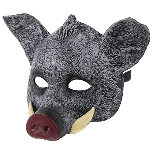 Veemoon Wildschwein Maske Für Kostümpartys - Einzigartige PU-Maske Im Tierdesign Für Halloween Maskerade Und Abschlussball Perfekte Gesichtsmaske Für Schaurige Und Lustige Anlässe von Veemoon