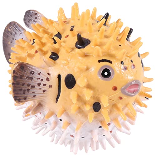 Veenewy Figur eines realistischen Kugelfischs, aus Kunststoff, Set mit Figuren, Kugelfisch, für Wissenschaftssammlung, Lernzubehör, Tiermodell von Veenewy