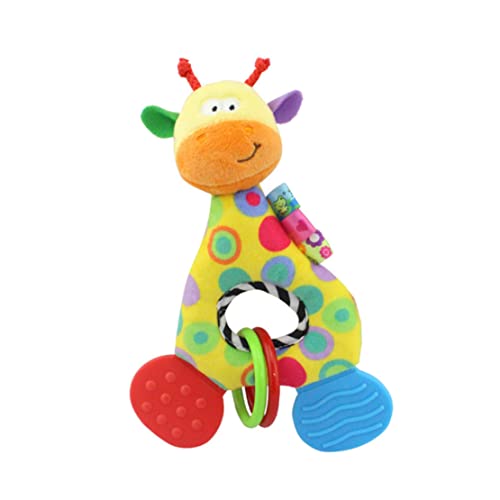 1pcs Neugeborenes Kind Baby Cartoon Tierspielzeug, Baby Rasseln Spielzeug Schöne Teether Rassel -Kinderspielzeug Rasseln Spielzeug (Giraffe) von Veesper