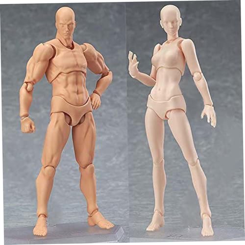 2pcs Body Chan und Kun Movable PVC Actionfigur Modelle für SHF Version 2.0 Gold von Veesper