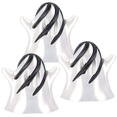 3pcs Impossible Kegel, Halloween 3D -gedruckte Ghost Spiral Fidget Toy, 2x2 Mini -Spiralkegel -Stress -Relief -Spielzeug, Ghost Pass durch Skulpturen Halloween -Spielzeug für Halloween Decel -Sc von Veesper