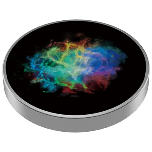 Veesper Spin Top Starry Mini Luminous Edelstahl Stress Relief Spinning Top polierte tragbare Spinnhöfe für Erwachsene Kindergeburtstagsgeschenk, Style1 von Veesper