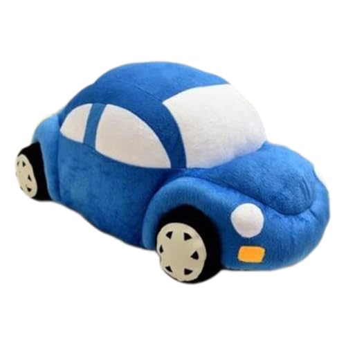 Veesper 13,8 Zoll Auto Plüsch gefülltes Kissen, weiches niedliches Auto Plüsch Kissen süße Cartoon -Kissen gefülltes Plüschauto -Spielzeug Blaukissen von Veesper