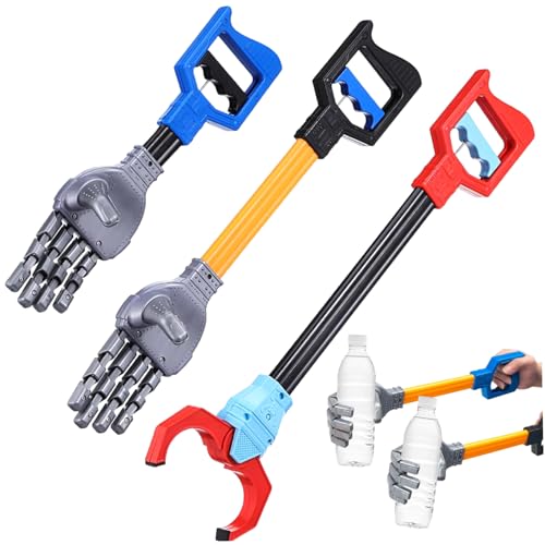 Veesper 3pcs Roboterklaue, Roboter -Klemme Roboter Arm Toy Grabber für Robotergrabber, Roboter -Prise -Werkzeug, Roboterhand -Grabber, Gabing Pick Toys Roboter Grab Spielzeug von Veesper