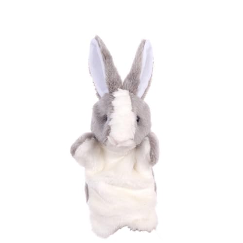 Veesper Fingerpuppen Bunny Animal Hand Puppen Spielzeug Kinderpuppen für Kinder Spielzeug Weiche Plüsch Handpuppen-Kaninchenspielzeug für fantasievolle Rollenspiele Geschichtenerzählen von Veesper