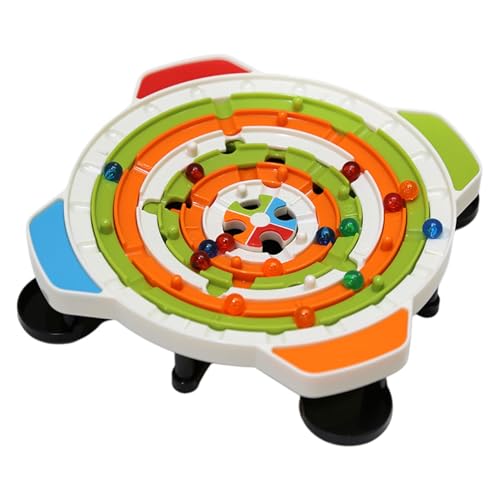 Rundes Ball-Labyrinth-Spiel, 3D-Puzzle-Spielzeug für Kinder, Balance-Labyrinth, rollendes Ball-Spielzeug, Labyrinth-Ball-Puzzle-Spielzeug, Geschenke für Kinder, Teenager, Erwachsene von Veeteah