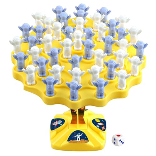 Veeteah Balance Tree Brettspiel,Balance Tree Astronaut Brettspiel | Astronauten-Balance- und Zählbrettspielzeug - Swing Stack Balance Game, Balance Tree Toy Game für Mädchen, Kinder, Kinder von Veeteah