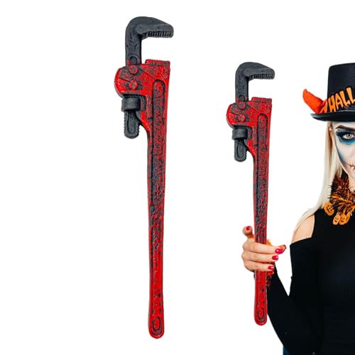 Veeteah Halloween-Schraubenschlüssel - Gruselige Blutige Werkzeug-Attrappe,Realistische Dekoration Für Gruselpartys Erwachsene Theater Cosplay Haunted House Veeteah Halloween-Schraubenschlüssel - Gruselige Blutige Werkzeug-Attrappe,Realistische Dekoration Für Gruselpartys Erwachsene Theater Cosplay Haunted House von Veeteah