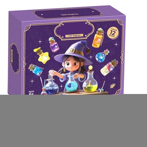 Veeteah Kinder Zaubertränke-Set,Magische Hexen-Flaschen Bastelset | Interaktives Lernspielzeug Für Halloween Zuhause Kindergarten Grundschule Veeteah Kinder Zaubertränke-Set,Magische Hexen-Flaschen Bastelset | Interaktives Lernspielzeug Für Halloween Zuhause Kindergarten Grundschule von Veeteah