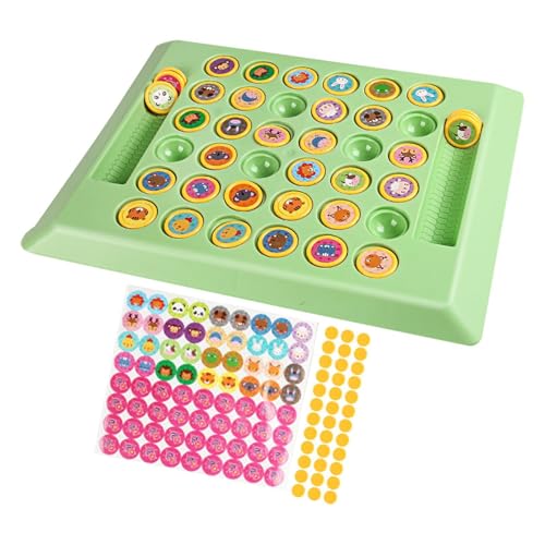 Veeteah Matching-Spiel für Kinder,Matching-Spiel | Passendes Kartenspiel für Kinder, Reisespielzeug,Tierfrucht-Thema, passendes Kartenspiel, Lernspielzeug, Aktivitätsbrettspiel für 2 Spieler von Veeteah