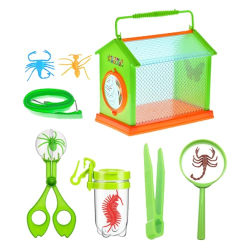 Veeteah Naturbeobachtungsset,Beobachtungsset für Kinder | Outdoor-Wurm-Explorer-Kit | Wissenschaftspädagogisches Kit, Beobachtungsbehälter, Outdoor-Kinder-Abenteuer-Tools-Kit für und Mädchen von Veeteah