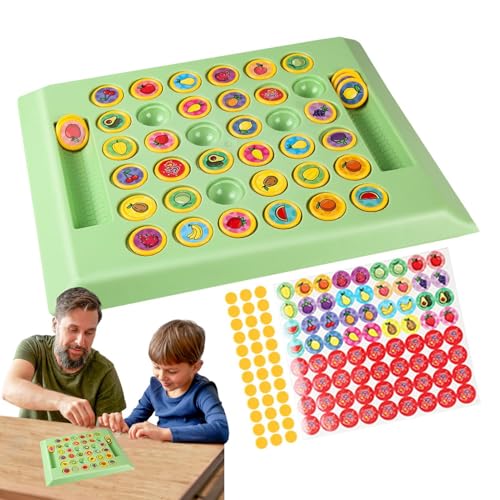 Veeteah Passendes Spiel, passendes Brettspiel | Passendes Kartenspiel für Kinder, Reisespielzeug | Tierfrucht-Thema, passendes Kartenspiel, Lernspielzeug, Aktivitätsbrettspiel für 2 Spieler von Veeteah