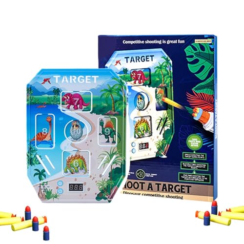 Veeteah Zielübungsspielzeug für Kinder,Zielspiel für Kinder,Elektronische Zielwertung mit automatischer Wertung | Kreatives Soft-Dart-Spielzeug mit 3 Modi und Sound für Kinder, Jugendliche, und von Veeteah