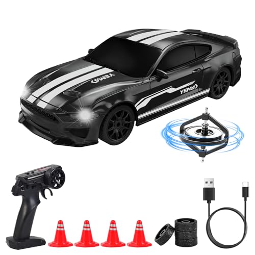 Vefacion Mini Ferngesteuertes Auto 1:43 4WD Drift RC Auto 15KM/H RC Drift Car Rennauto Ferngesteuert mit Gyro LED-Leuchten 2,4GHZ Fernbedienung Vefacion Mini Ferngesteuertes Auto 1:43 4WD Drift RC Auto 15KM/H RC Drift Car Rennauto Ferngesteuert mit Gyro LED-Leuchten 2,4GHZ Fernbedienung von Vefacion