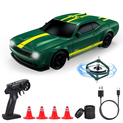 Vefacion Mini Ferngesteuertes Auto 1:43 4WD Drift RC Auto 15KM/H RC Drift Car Rennauto Ferngesteuert mit Gyro LED-Leuchten 2,4GHZ Fernbedienung Vefacion Mini Ferngesteuertes Auto 1:43 4WD Drift RC Auto 15KM/H RC Drift Car Rennauto Ferngesteuert mit Gyro LED-Leuchten 2,4GHZ Fernbedienung von Vefacion