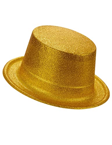 DEGUISE TOI Glitzernder Zylinder für Erwachsene gold - Gold von DEGUISE TOI