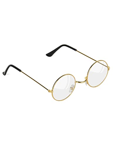 DEGUISE TOI Weihnachtsmann-Brille für Erwachsene - Gold von Vegaoo