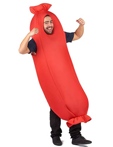 DEGUISE TOI Jadeo - Déguisement saucisse rouge adulte Taille Unique - Multicolore von DEGUISE TOI