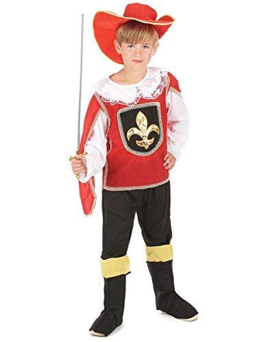 DEGUISE TOI Jadeo - Déguisement Mousquetaire Rouge garçon 10/12 ans - Multicolore von DEGUISE TOI