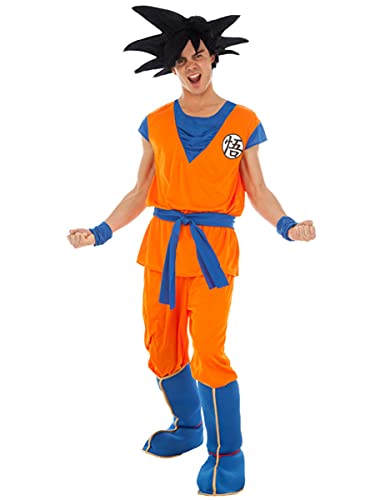 Vegaoo Son Goku-Herrenkostüm Lizenz von Dragonball Z orange - Orange von Chaks