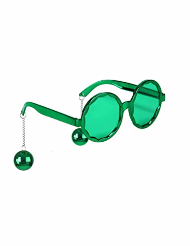 DEGUISE TOI VEGAOO - Witzige Disco Brille grün für Erwachsene - Einheitsgröße - Grün - Accessoires - - von DEGUISE TOI