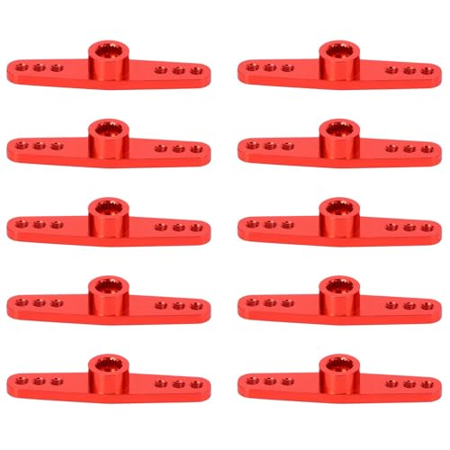 Verasail 10X 25T Lenk Servo Horn Metall Teile Doppel Lenker Fuer Futaba von Verasail