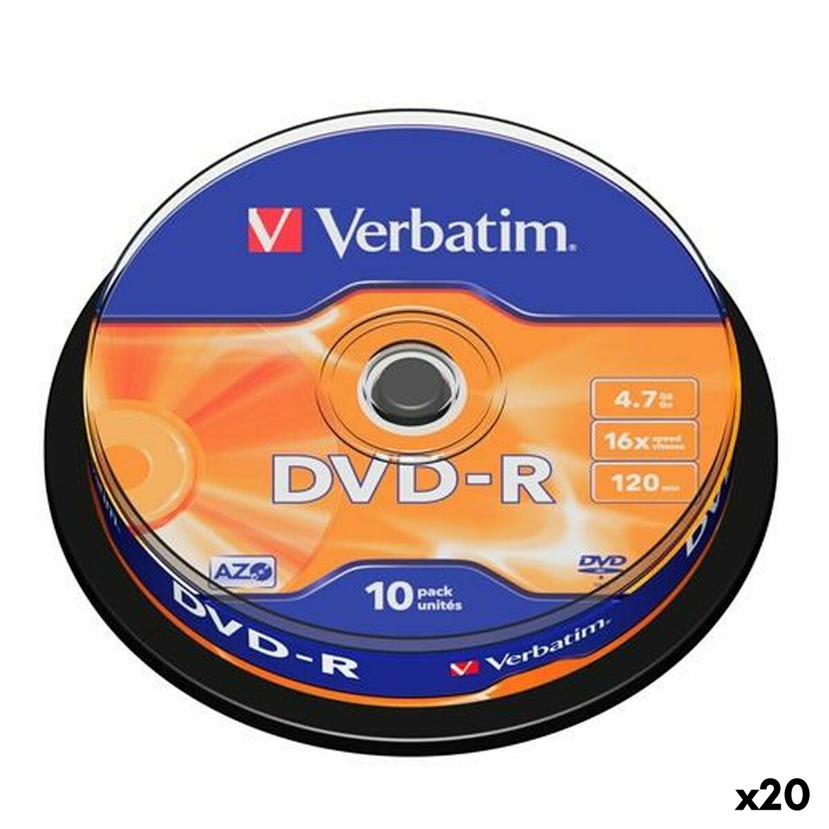 DVD-R Verbatim 4,7 GB 16x (20 Stück) von Verbatim