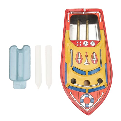 Verdant Touch Kerzenboot Ornament Eisen Kerze Boot Spielzeug, Vintage Nostalgie Dekorative Ornament, Exquisite Handwerkskunst für Party Geburtstag von Verdant Touch