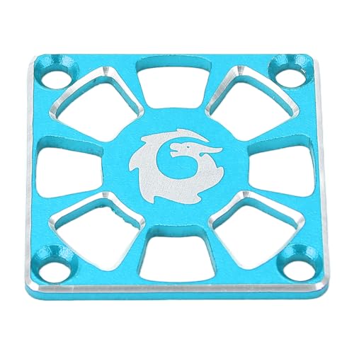 Verdant Touch Motor Cooling Fan Cover RC Cooling Fan Cover 3.0 cm Wide Aluminum Alloy Light Sturdy Cool RC ESC Cooling Fan Cover for Protection Replacement Blue von Verdant Touch