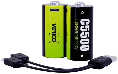 Verico LoopEnergy Baby (C)-Akku Li-Ion 3700 mAh 1.5V 2St. von Verico