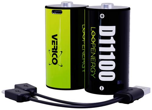 Verico LoopEnergy Mono (D)-Akku Li-Ion 7400 mAh 1.5V 2St. von Verico