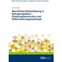 (Berufliche) Weiterbildung in Befragungsdaten - Erhebungskonstrukte und Differenzierungsmerkmale von Verlag Barbara Budrich