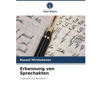 Erkennung von Sprechakten von Verlag Unser Wissen