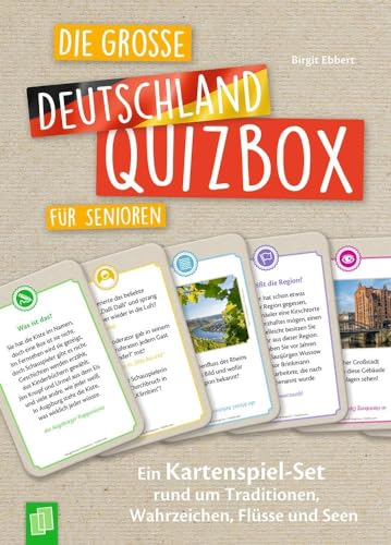 Verlag an der Ruhr GmbH Die große Deutschland-Quizbox für Senioren: EIN Kartenspiel-Set rund um Traditionen, Wahrzeichen, Flüsse und Seen von Verlag an der Ruhr GmbH