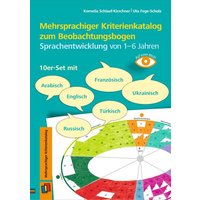 Mehrsprachiger Kriterienkatalog zum Beobachtungsbogen Sprachentwicklung von 1–6 Jahren von Verlag an der Ruhr