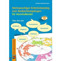 Mehrsprachiger Kriterienkatalog zum Beobachtungsbogen für Vorschulkinder von Verlag an der Ruhr