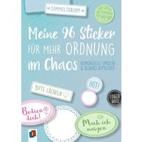 Meine 96 Sticker für mehr Ordnung im Chaos „live – love – teach“ - Humorvolle Sprüche und Blanko-Aufkleber von Verlag an der Ruhr