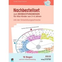 Nachbestellset zum Beobachtungsbogen für Kita-Kinder von 3-6 Jahren von Verlag an der Ruhr