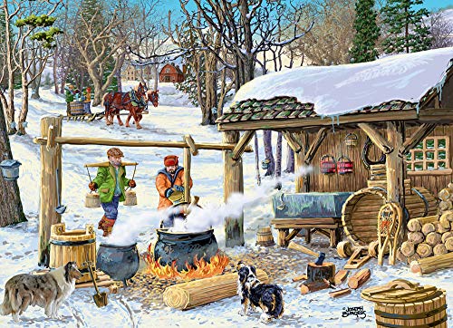 Ahornsirup Time Puzzle 1000 Teile von Vermont Christmas Company