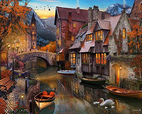 Autumn Canal Puzzle 1000 Teile von Vermont Christmas Company