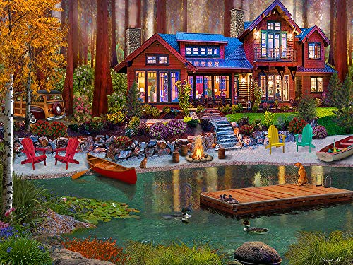 Vermont Christmas Company Cottage Life Puzzle 550 Teile von Vermont Christmas Company