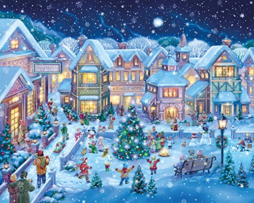 Vermont Christmas Company Dorfplatz im Winter Jigsaw Puzzle 1000 Teile von Vermont Christmas Company