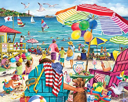 EIN Tag am Strand Jigsaw Puzzle 1000 Teile von Vermont Christmas Company