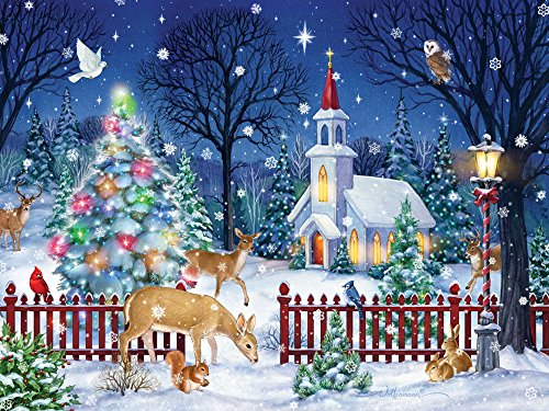 Friedliche Nacht Jigsaw Puzzle 550 Teile von Vermont Christmas Company