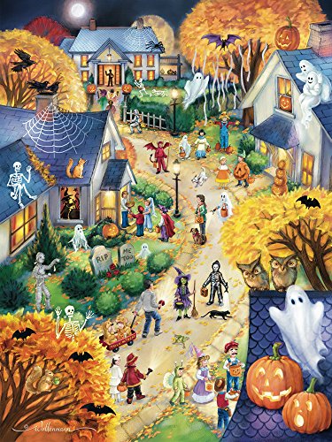 Halloween Town Jigsaw Puzzle 550 Teile von Vermont Christmas Company